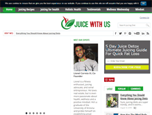 Tablet Screenshot of juicingdiet.org